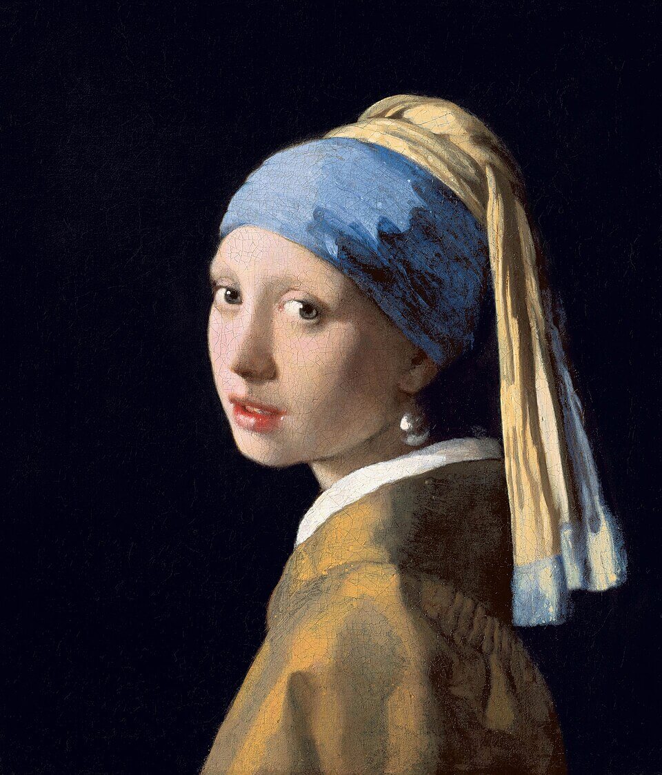 요하네스 베르메르, 진주 귀걸이를 한 소녀, 1665년경